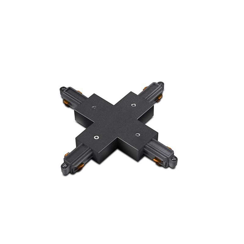 CONNECTOR CROSS FOR TRACK 2 WIRES GREY 2WXG