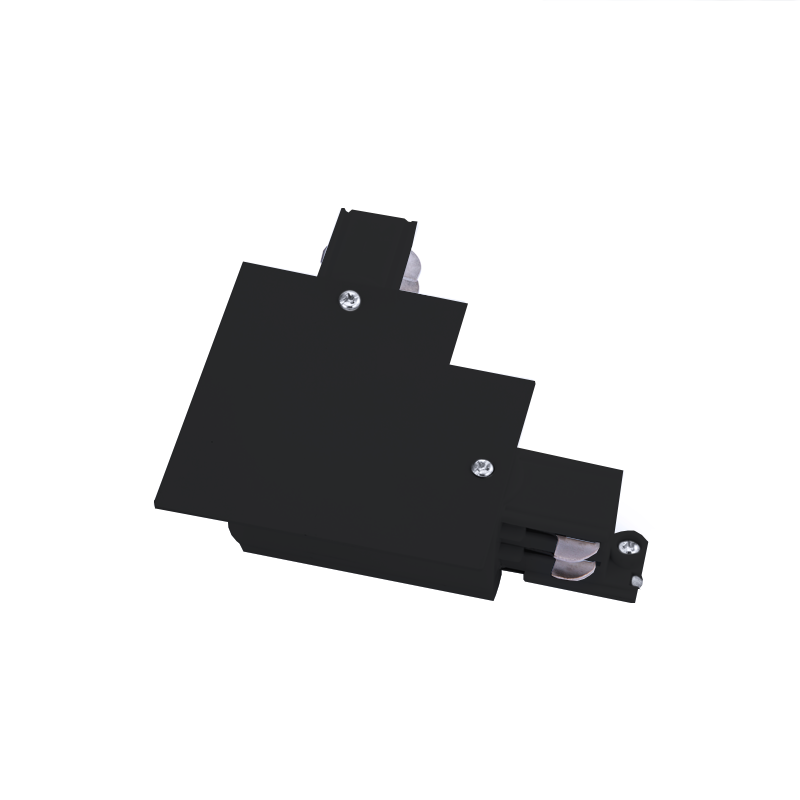 BLACK 90º CONNECTOR FOR 4 WIRE RECESSED 4WRELB