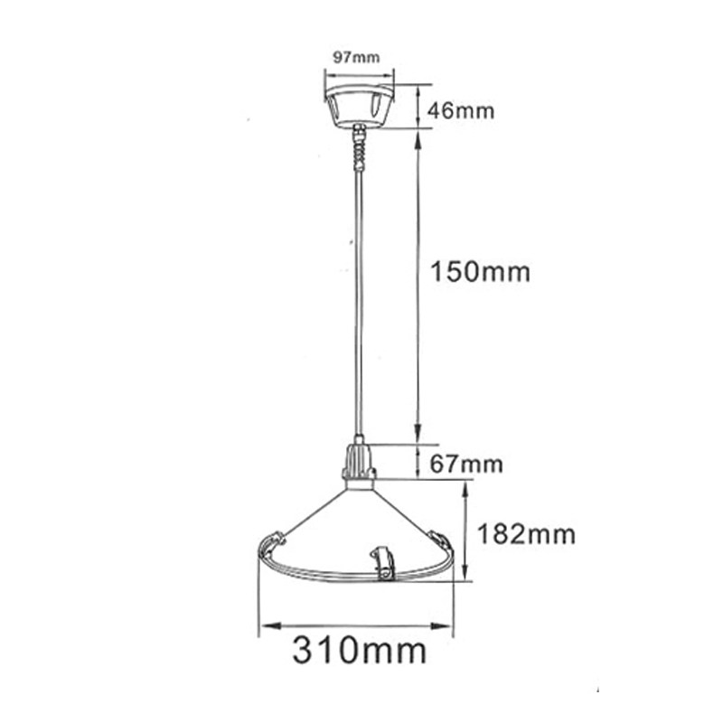 BELL D310 Ε27 MAX 36W IP65 BLUE B026DL