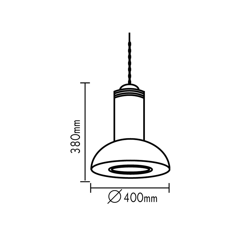 LIGHT BELL SS015 EMPTY E27 SS015