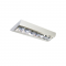 # CEILING LUMINAIRE T8 1Χ36W DOUBLE REFLECTOR STAINLESS STEEL SILVER W1X36GREY