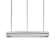 Ceiling lamp 2Χ18W with aluminium frame NM AC.045XF218C