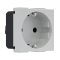 ^MODYS SCHUKO SOCKET IVORY 2 M. 2P+E 16A 250VAC IP20 10101312200