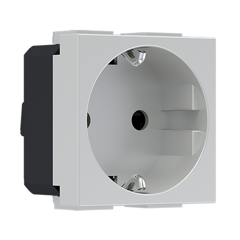 ^MODYS SCHUKO SOCKET IVORY 2 M. 2P+E 16A 250VAC IP20 10101312200