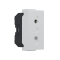 ^ MODYS EURO SOCKET WITH SHUTTERS IVORY 1 M. 2P 10A 250VAC IP20 10101312218