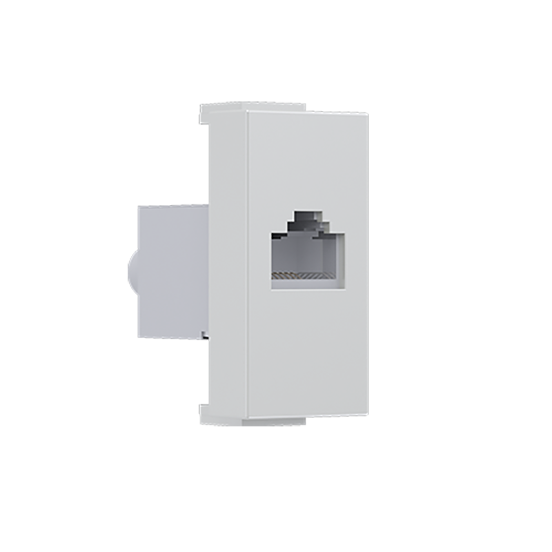 ^ MODYS TELEPHONE SOCKET IVORY 1 M. RJ11 CAT.3 IP20 10101312228