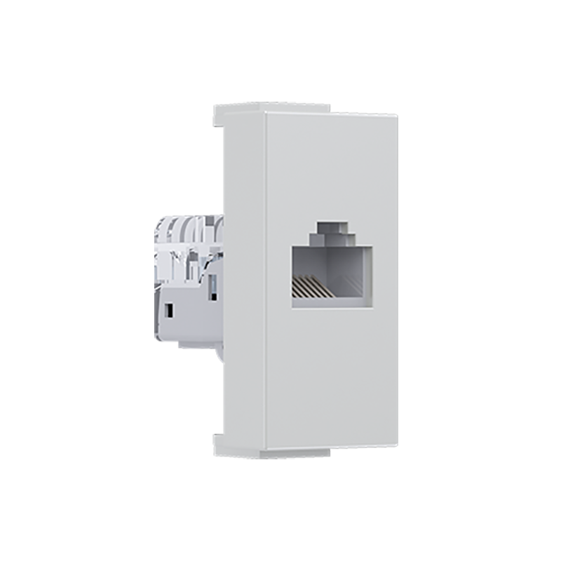 ^ MODYS DATA SOCKET IVORY 1 M. RJ45 CAT.5Ε UNSCREENED IP20 10101312229