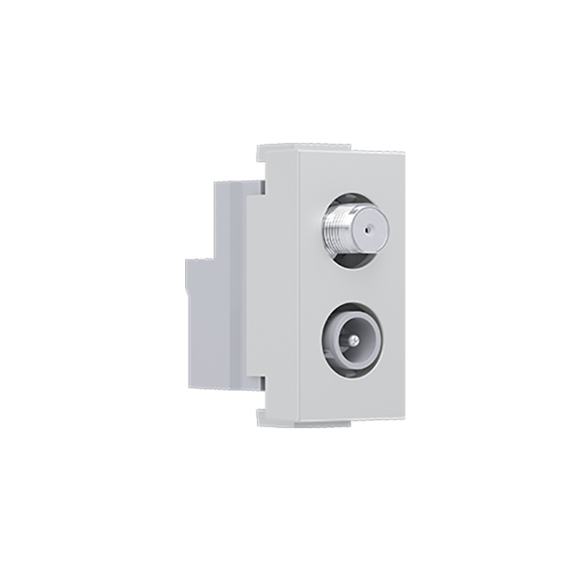 ^ MODYS SAT TV-R SOCKET END-LINE IVORY 1 M. IP20 10101312244