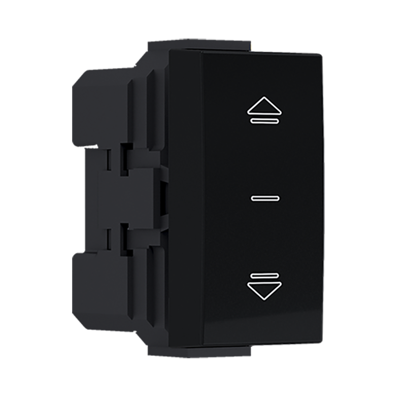 ^ MODYS BLIND SWITCH MATT BLACK 1 M. 2P 10AX 250VAC IP20 10101312295