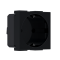 ^ MODYS SCHUKO SOCKET MATT BLACK 2 M. 2P+E 16A 250VAC IP20 10101312300