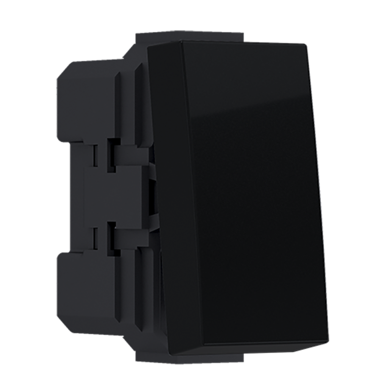 ^ MODYS 2 WAY SWITCH MATT BLACK 1 M. 1P 10AX 250VAC IP20 10101312303