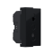 ^ MODYS EURO SOCKET WITH SHUTTERS MATT BLACK 1 M. 2P 10A 250VAC IP20 10101312315