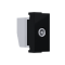 ^ MODYS TV-R SOCKET END-LINE MATT BLACK 1 M. IP20 10101312344