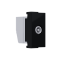 ^ MODYS TV-R SOCKET THROUGH-LINE MATT BLACK 1 M. IP20 10101312345