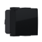 ^ MODYS SCHUKO SOCKET WITH SHUTTERS & LID MATT BLACK 2 M. 2P+E 16A 250VAC IP20 10101312350