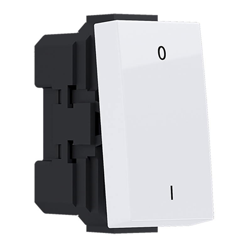 ^MODYS 2-POLE SWITCH (0-1) WHITE 1 M. 2P 10AX 250VAC IP20 10101312405