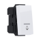 ^MODYS PUSH BUTTON SWITCH WITH INDICATOR & SYMBOL BELL WHITE 1 M. 1P 10A 250VAC IP20 10101312408