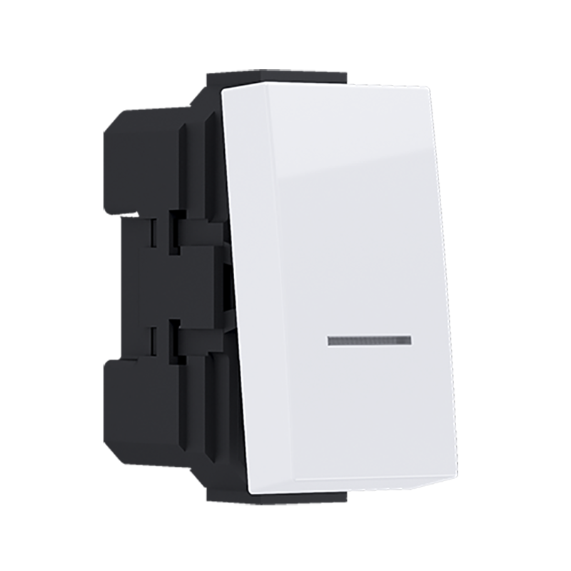 ^MODYS PUSH BUTTON SWITCH WHITE 1 M. 1P 10A 250VAC IP20 10101312409