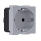 ^ MODYS SCHUKO SOCKET SILVER 2 M. 2P+E 16A 250VAC IP20 10101312410