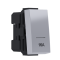 ^MODYS 2-POLE SWITCH (0-1) WITH 16A INDICATOR SILVER 1 M. 2P 16AX 250VAC IP20 10101312416