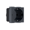 ^ MODYS SCHUKO SOCKET ANTHRACITE 2 M. 2P+E 16A 250VAC IP20 10101312420