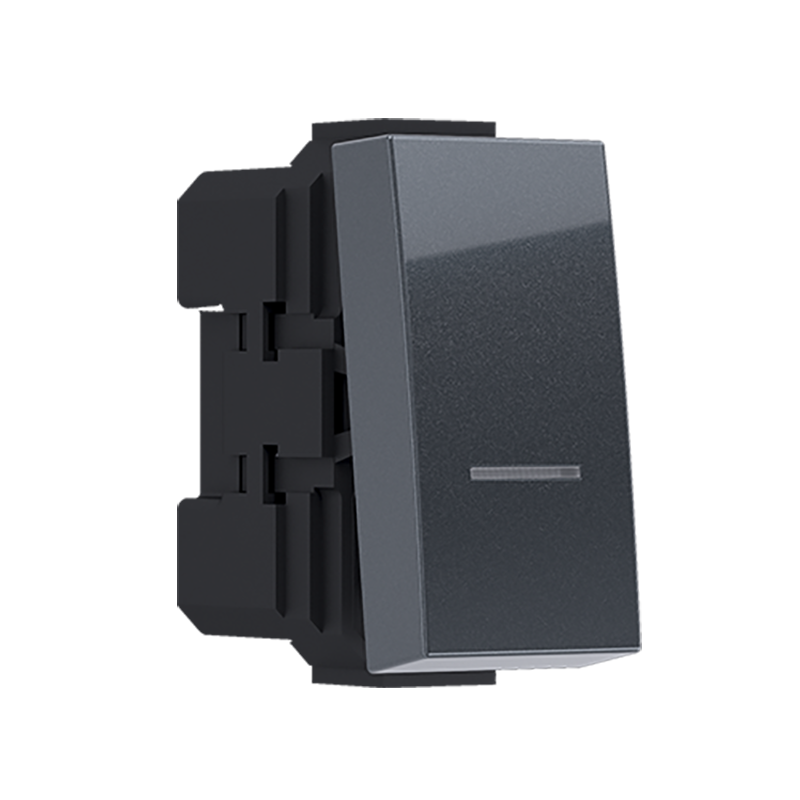 ^MODYS CONTROL 2 WAY SWITCH ANTHRACITE 1 M. 1P 10AX 250VAC IP20 10101312422