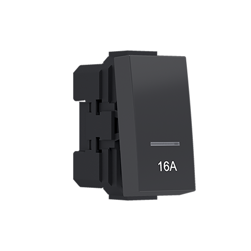^MODYS 2-POLE SWITCH (0-1) WITH 16A INDICATOR ANTHRACITE 1 M. 2P 16AX 250VAC IP20 10101312426