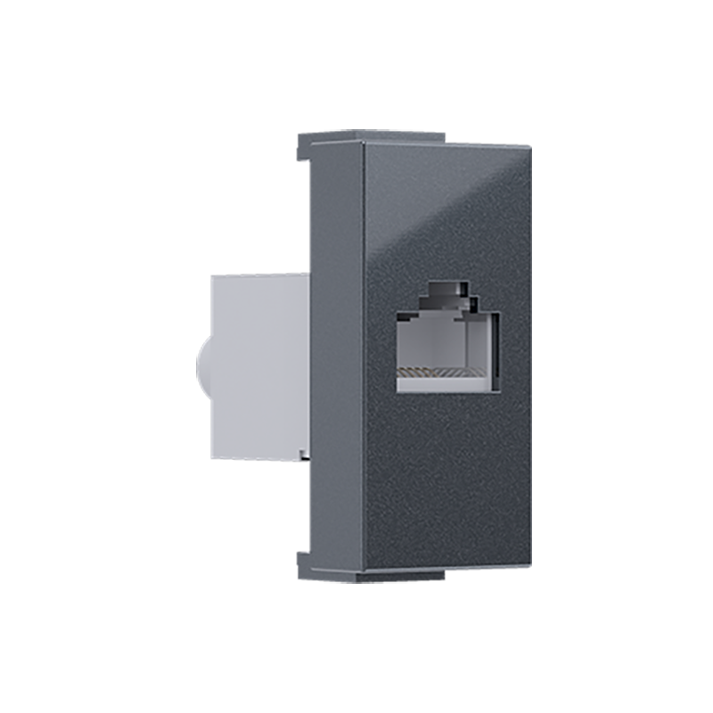 ^ MODYS DATA SOCKET ANTHRACITE 1 M. RJ45 CAT.6 SCREENED IP20 10101312453