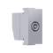 ^ MODYS TV-R SOCKET END-LINE SILVER 1 M. IP20 10101312475