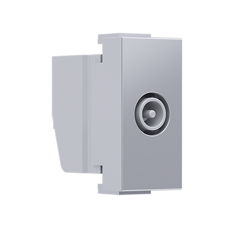 ^ MODYS TV-R SOCKET END-LINE SILVER 1 M. IP20 10101312475