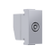 ^ MODYS TV-R SOCKET THROUGH-LINE SILVER 1 M. IP20 10101312476