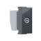 ^ MODYS TV-R SOCKET THROUGH-LINE ANTHRACITE 1 M. IP20 10101312486