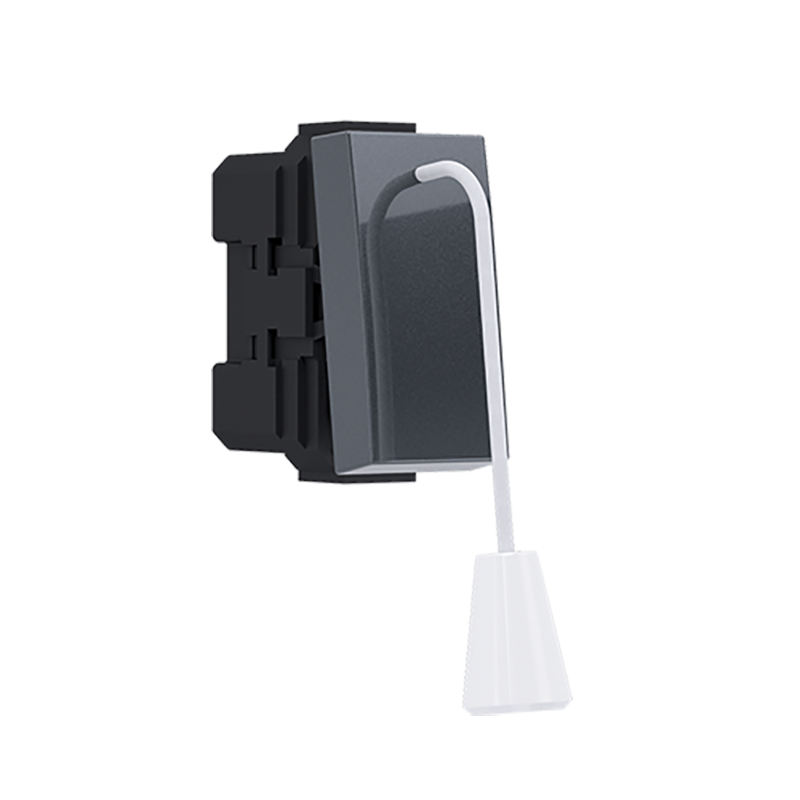 ^MODYS PUSH BUTTON SWITCH WITH CORD ANTHRACITE 1 M. 1P 10A 250VAC IP20 10101312519