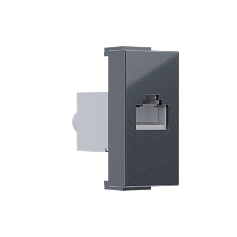 ^ MODYS DATA SOCKET ANTHRACITE 1 M. RJ45 CAT.6A SCREENED IP20 10101312546