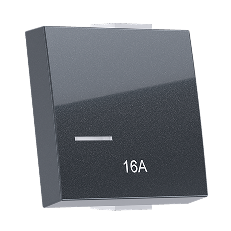 ^ MODYS BUTTON WITH INDICATOR 16A 2 M. ANTHRACITE 10101333064