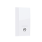 ^ MODYS BUTTON WITH INDICATOR & SYMBOL VENTILATOR 1 M. WHITE 10101333132