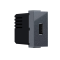 ^ MODYS USB CHARGER ANTHRACITE 1 M. 1xUSB 5VDC 1.2A IP20 10101412826
