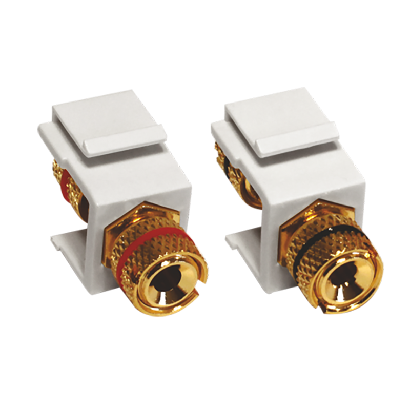 ^ MODYS 2XAUDIO ADAPTER LS 4MM KS WHITE 10101416790