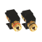 ^ MODYS 2XAUDIO ADAPTER LS 4MM KS BLACK 10101416791