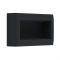 ^ WALL MOUNTING BOX 2M IP20 MAT BLACK 10101433606