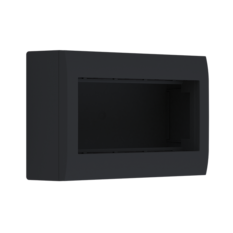 ^ WALL MOUNTING BOX 2M IP20 MAT BLACK 10101433606
