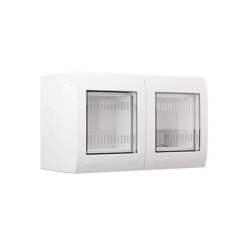 ^ WALL MOUNTING BOX IP55 2x2M WHITE 10101433725