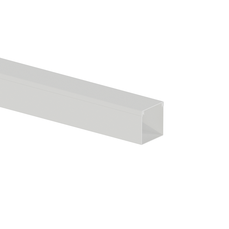 ^CABLE TRUNKING 40X40mm WITHOUT ADHESIVE TAPE WHITE WITH DOUBLE LOCK NX4040WDL