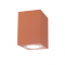 ^SQUARE WALL MOUNTED LUMINAIRE IP65 GU10 TERRACOTTA CEMENT MK0531STC