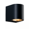GU10 WALL LUMINAIRE 230V AC SAND BLACK IP65 MAX.35W LG2201GU10B