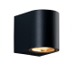 GU10 WALL LUMINAIRE 230V AC SAND BLACK IP65 MAX.35W LG2201GU10B