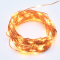 100 LED STRING LIGHTS TIMER WW COPPER WIRE & BAT.3XAA IP44 10m+10cm X01100125