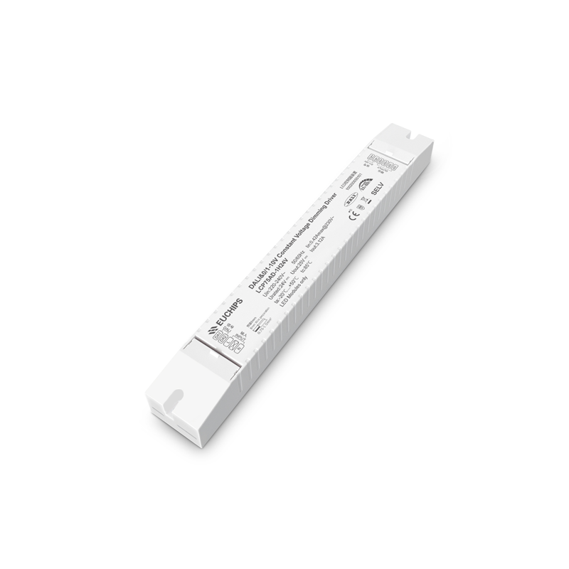 LED CV DALI2 PLASTIC DRIVER 150W 230V AC- 24V DC 6.25A IP20 5YRS EUCHIPS LCP150AD-1H24V