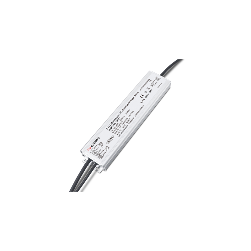 LED CV DALI2 METAL DRIVER 150W 230V AC- 24V DC 6.25A IP67 5YRS EUCHIPS UWP150D-1M24V