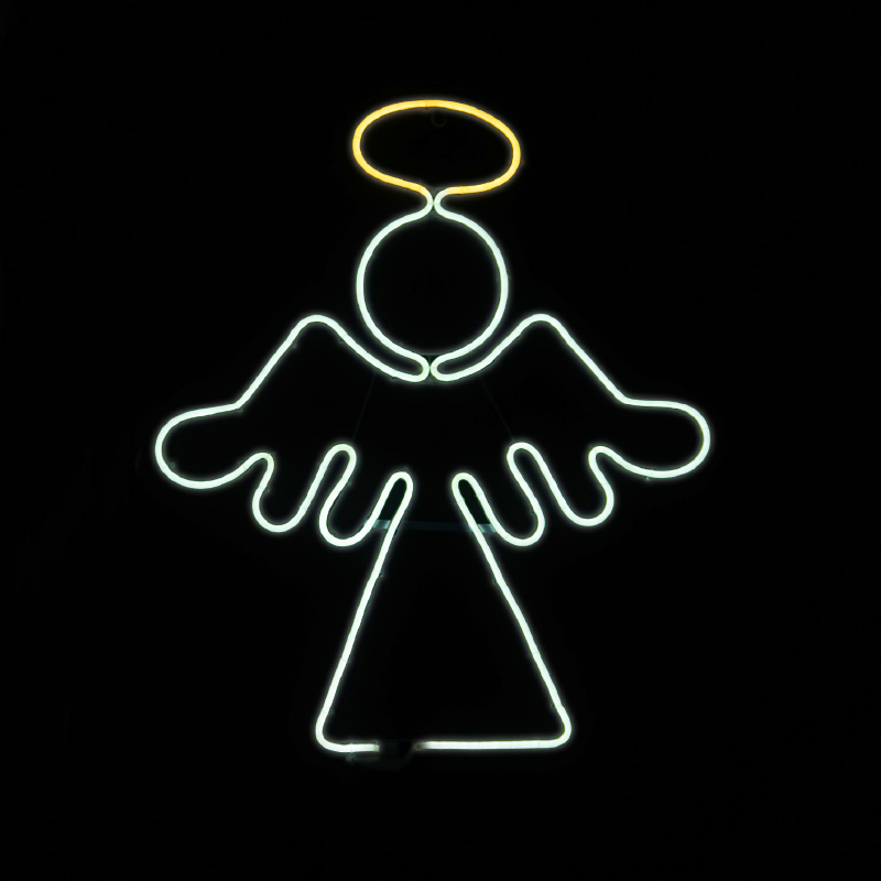 ANGEL 350 DOUBLE NEON LED  ROPE LIGHT 3m WW & CW STEADY IP65 560*640mm 1.5m LEAD CABLE X083501123